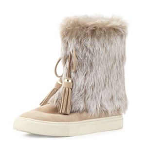 Tory Burch fur boots